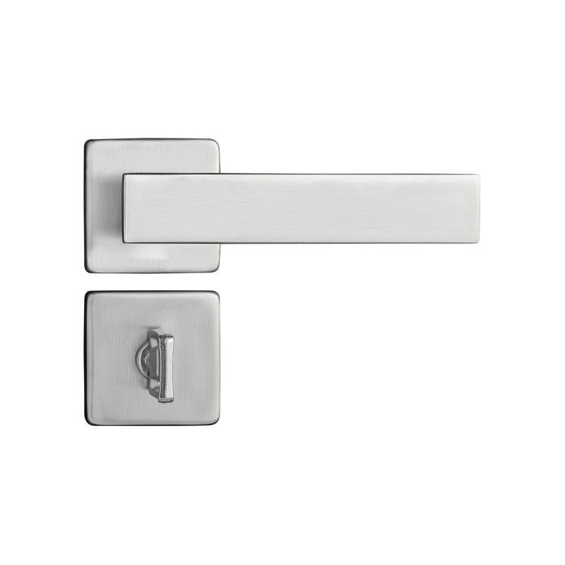 Fechadura Pado Banheiro Quadra Cromo Acetinado 40mm Casa JHS