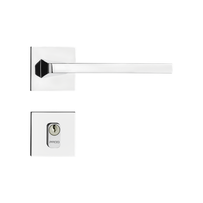 Fechadura Pado Externa Karli Cromado 55mm Casa JHS