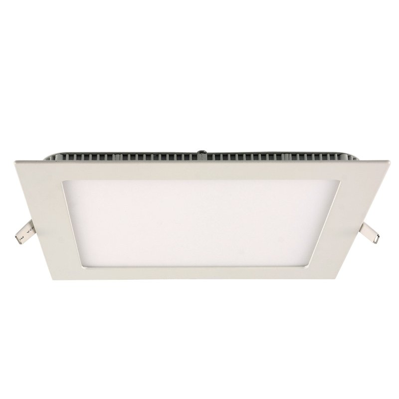 Painel de Led Blumenau Embutir Quadrado 24w de 3000K Luz Branco Quente - Bivolt CASA JHS