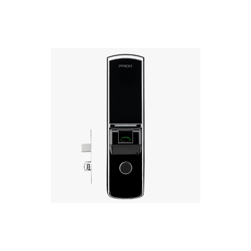 Fechadura Digital Pado de Embutir Rolete FDE201R - Preto Casa JHS