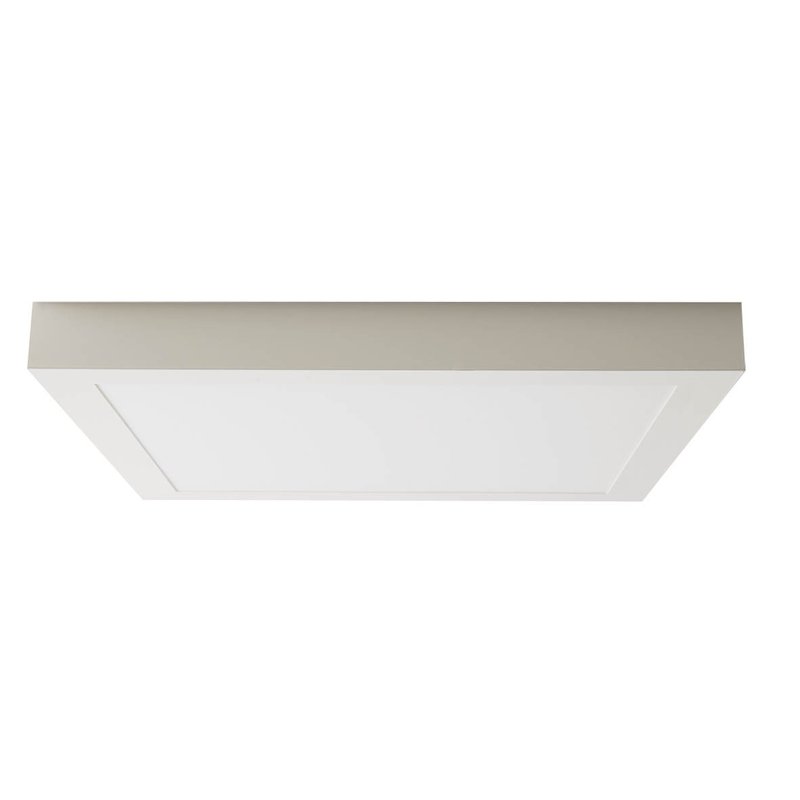 Painel de Led Blumenau Sobrepor Quadrado 32w de 3000K Luz Branco Quente - Bivolt CASA JHS