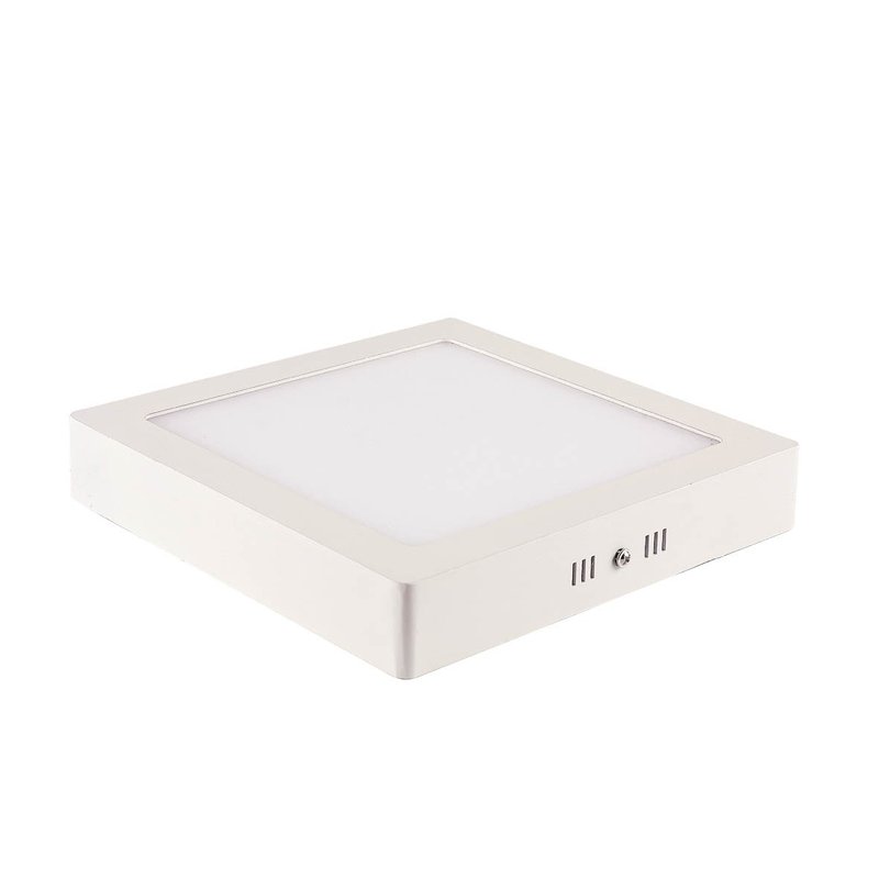 Painel de Led Blumenau Sobrepor Quadrado 18w de 6500K Luz Branco Quente - Bivolt CASA JHS