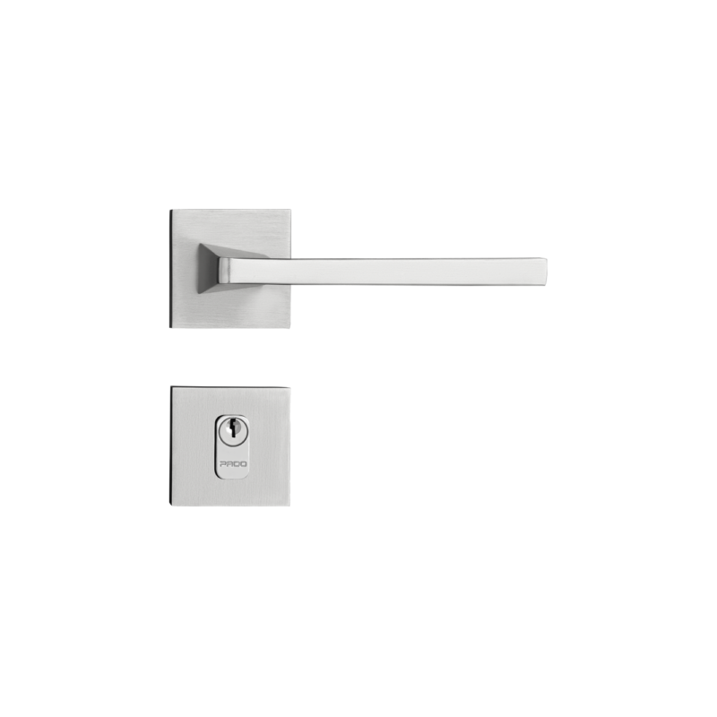 Fechadura Pado Externa Karli Cromo Acetinado 55mm Casa JHS