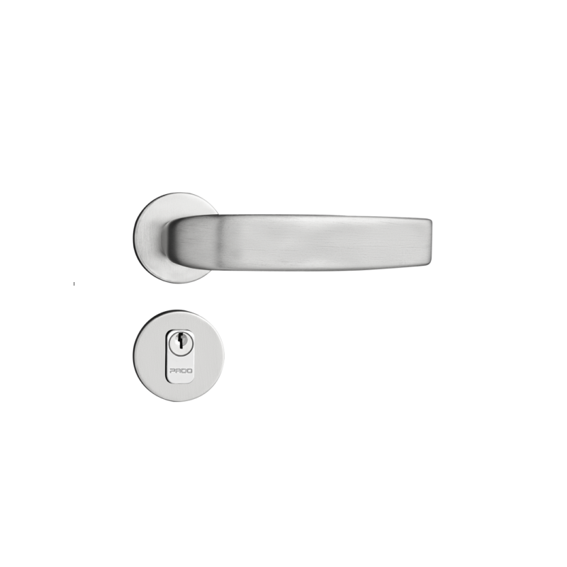 Fechadura Pado Externa Victoria Cromo Acetinado 55mm Casa JHS