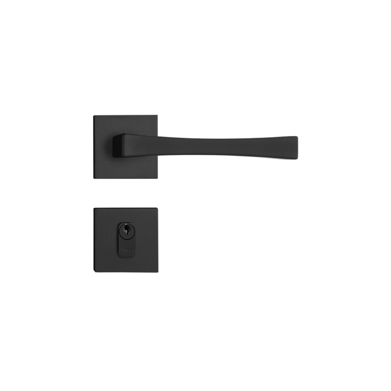 Fechadura Pado Externa Vivaldi Preto Textura 55mm Casa JHS
