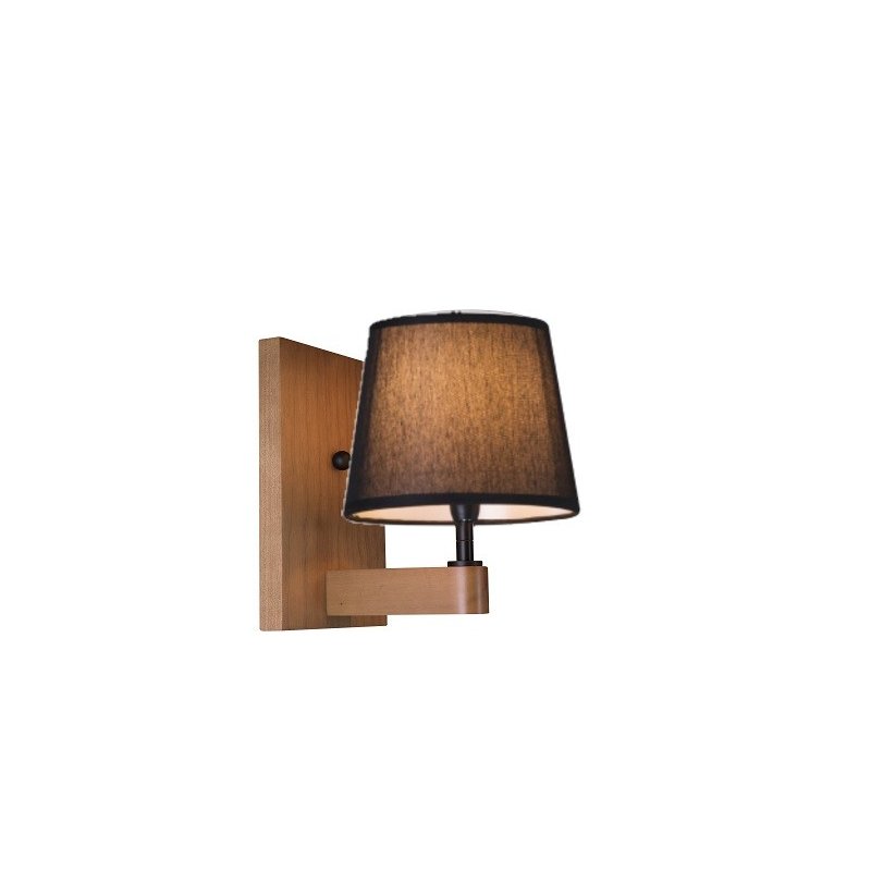 arandela madelustre yasmin para 1 lampada cupula cotton black casa jhs