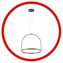 pendente avant cage pequeno de led 3000k 12w 127220v