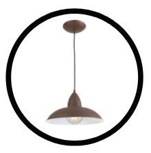 pendente madelustre veneza sem vidro para 1 lampada 127220v