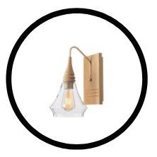 arandela madelustre flow piramidal vidro pequeno para 1 lampada 127220v
