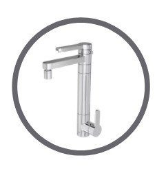 misturador monocomando deca de mesa com filtro para cozinha twin