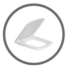 assento deca plastico slow close clean