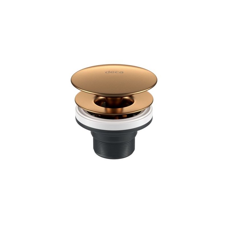 valvula deca luxo de escoamento para banheiro gold matte casa jhs