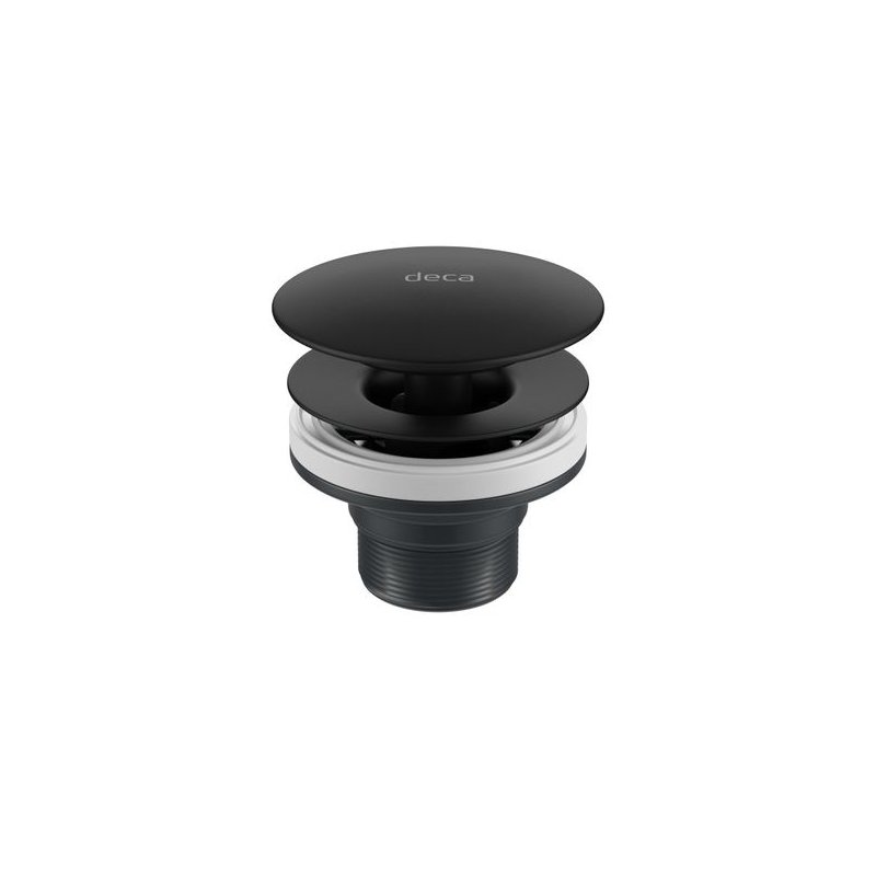 valvula deca luxo de escoamento para banheiro black matte casa jhs