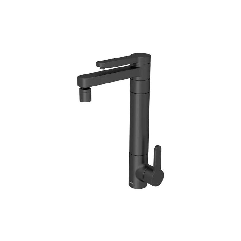 misturador monocomando deca de mesa com filtro para cozinha twin black matte casa jhs