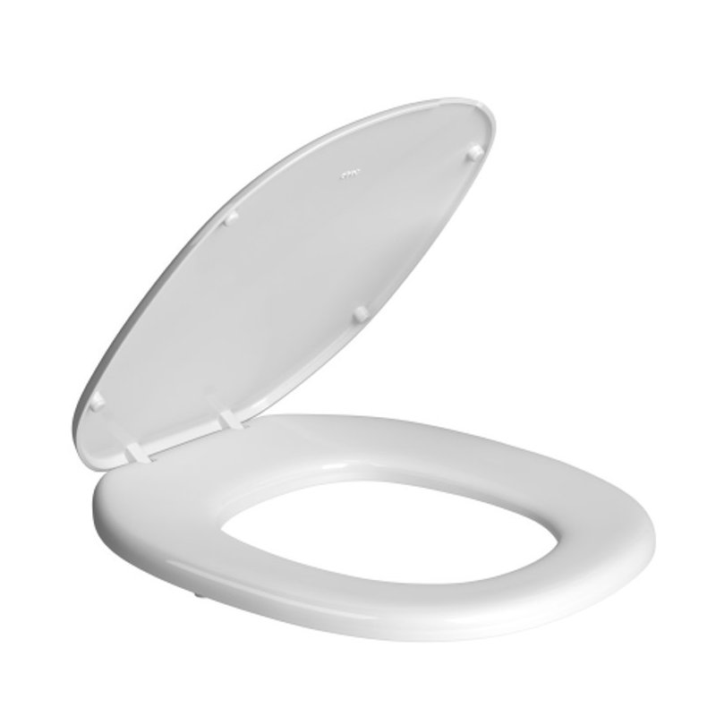 assento deca plastico aspen com antibacteria branco gelo