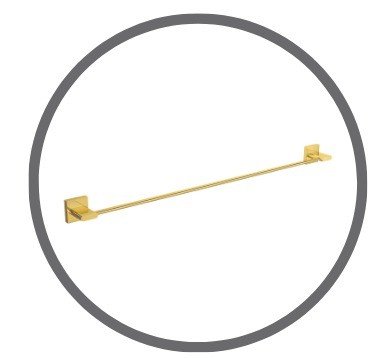porta toalha deca barra 60cm polo gold descricao casa jhs