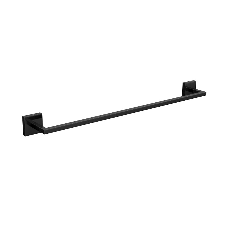 porta toalha deca barra 50cm clean black noir casa jhs