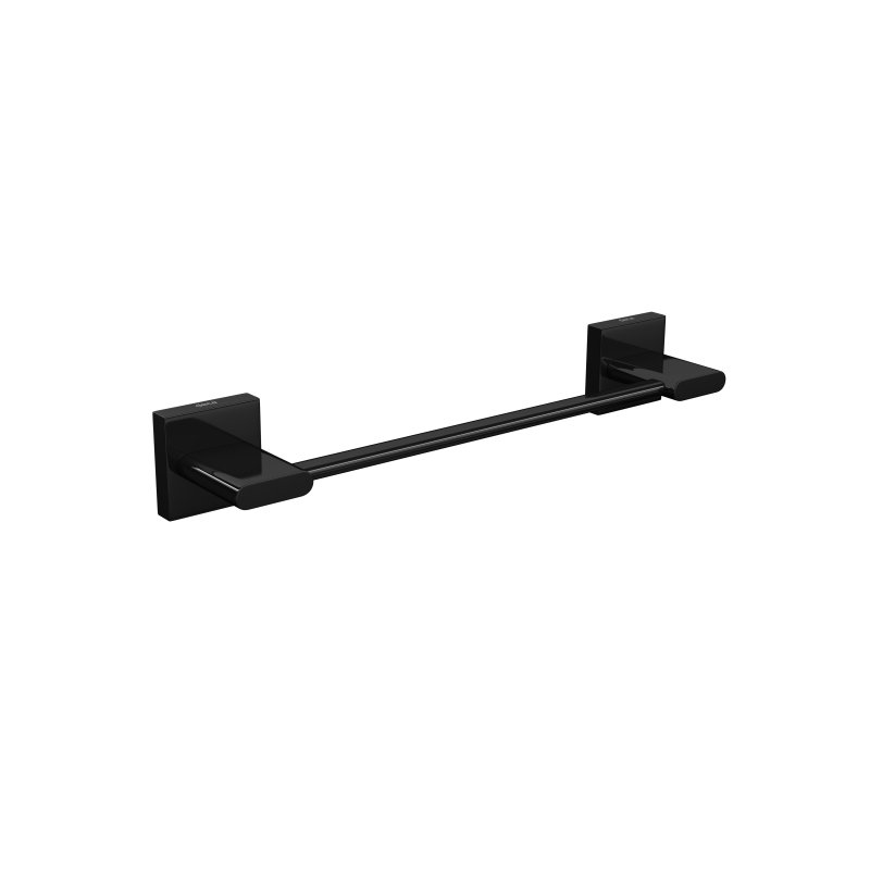 porta toalha deca barra 20cm polo black noir casa jhs