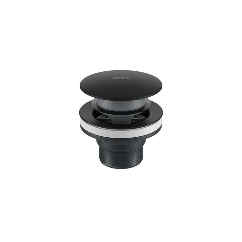 valvula de escoamento click para lavatorio deca black matte casa jhs