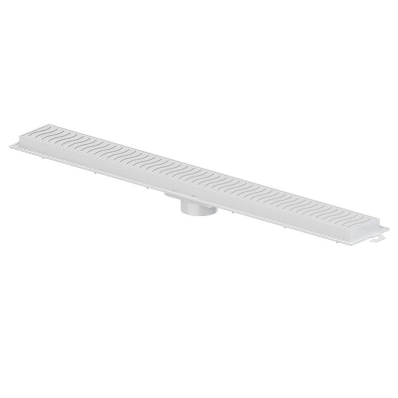 ralo linear 50cm grelha branca tigre casa jhs
