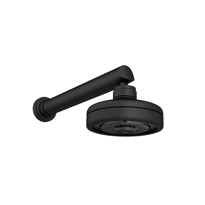 chuveiro com tubo de parede deca acqua plus black matte casa jhs
