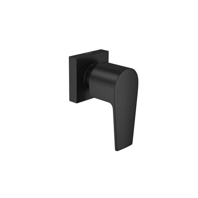 acabamento deca para registro de gaveta e pressao level black matte casa jhs