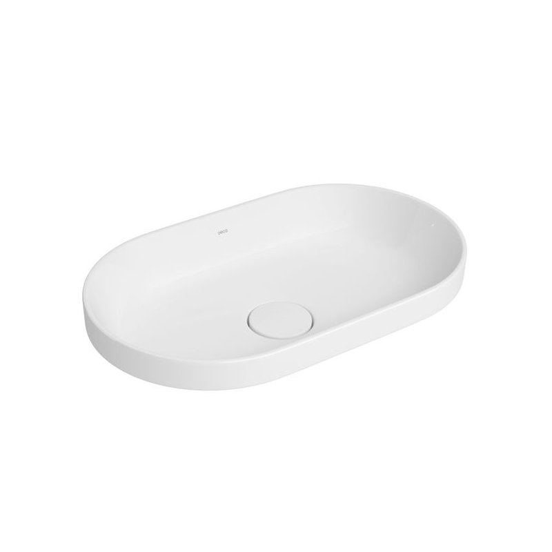 cuba deca de sobrepor oval 50cm branco casa jhs