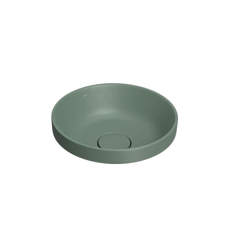 cuba deca de sobrepor redonda 30cm salvia casa jhs