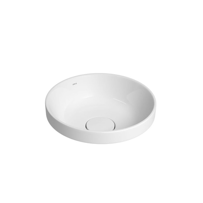 cuba deca principal sobrepor redonda 30cm l2203017 branco casa jhs