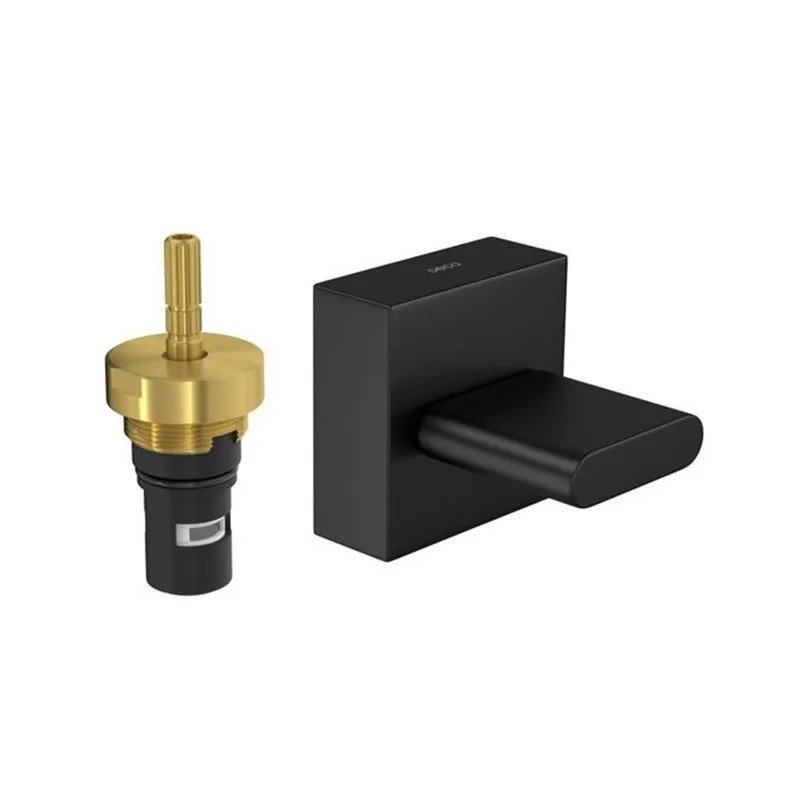 acabamento com mecanismo pressao deca polo 4916 bl33 pq mt black matte casa jhs