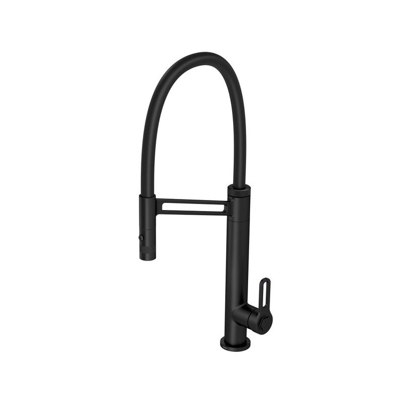 misturador principal monocomando de mesa para cozinha urban black matte e preto 2289blindmtpt casa jhs