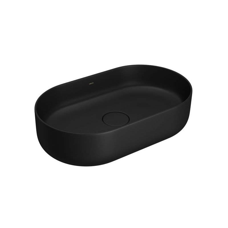 cuba oval de apoio deca 50 cm cubas slim ebano fosco l1405094 casa jhs