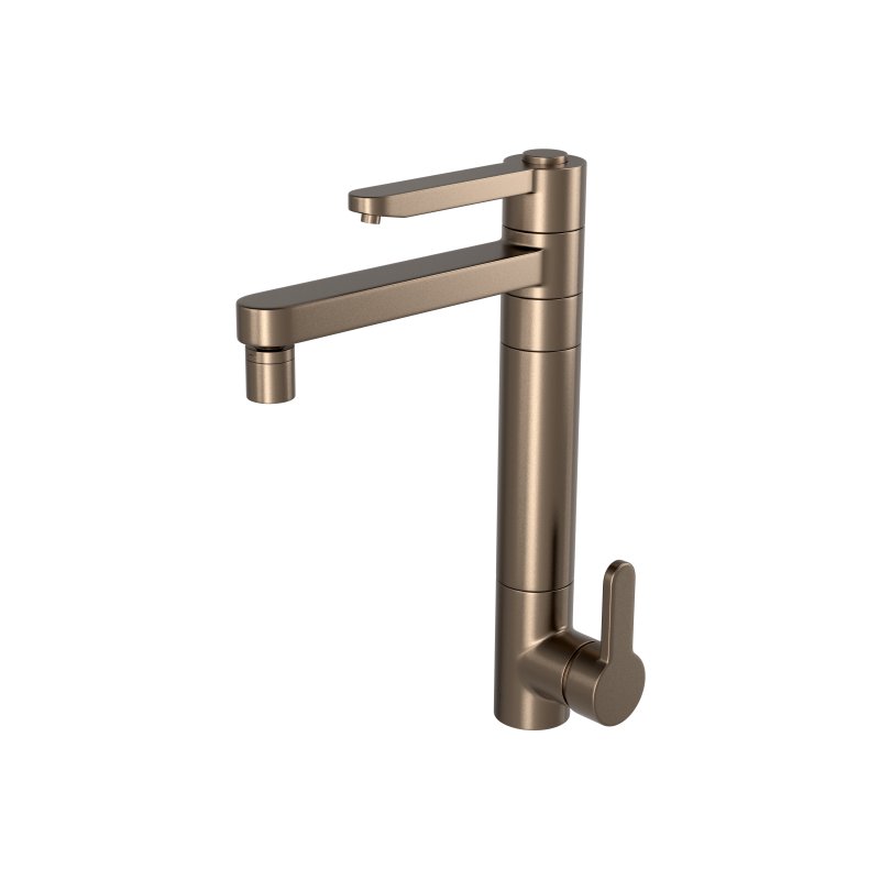misturador monocomando deca de mesa com filtro para cozinha twin click corten 2240 ct click mt casa jhs
