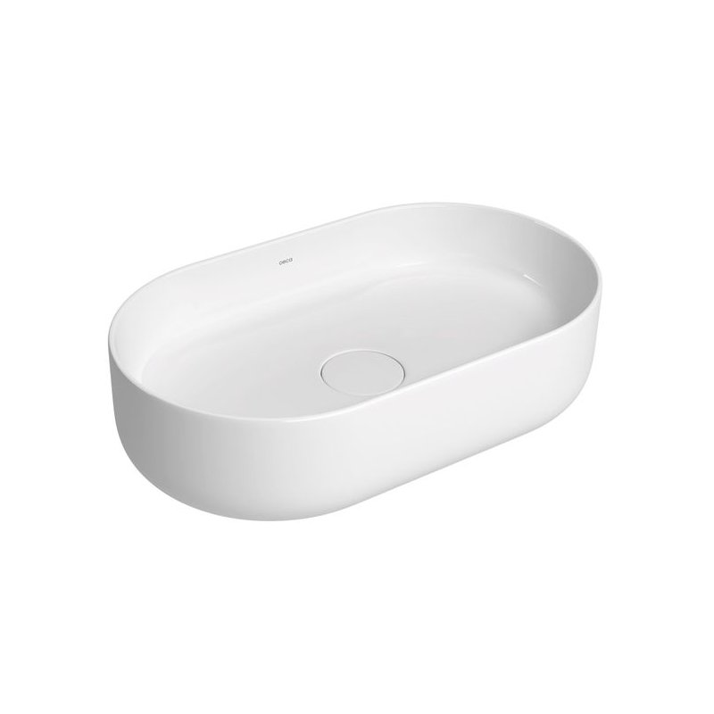 cuba deca oval de apoio 50 cm cubas slim branco l1405017 casa jhs