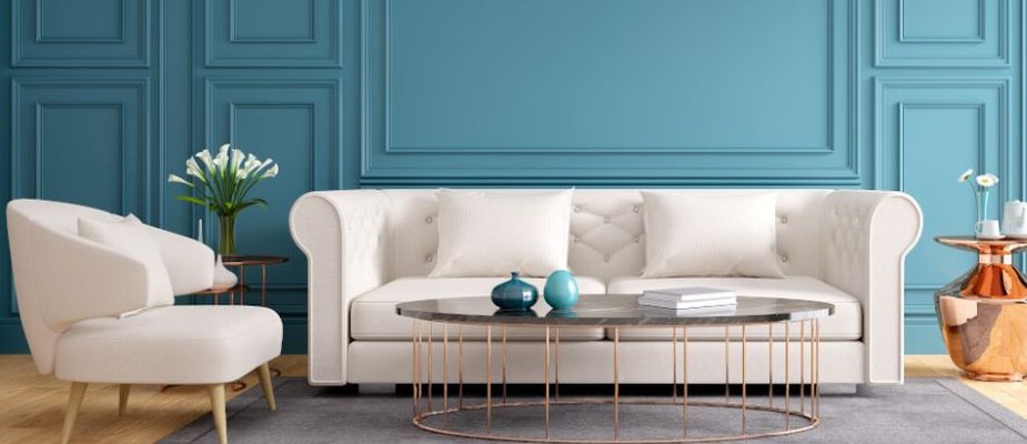 Sala decorada com Boiserie Autocolante: 25 projetos para se inspirar Sala decorada com Boiserie Autocolante: 25 projetos para se inspirar