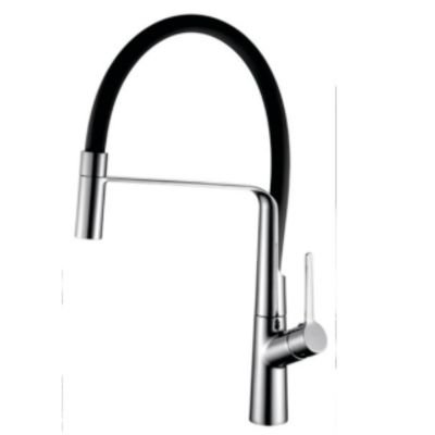 Misturador Monocomando Color Standard Cromado Cozinha Bancada Cano Preto