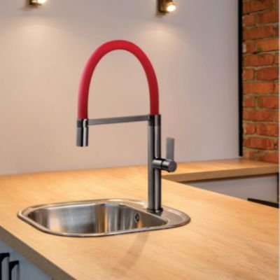 Misturador Monocomando Color Prime Grafite Cozinha Bancada Cano Terra Cota Marchezan