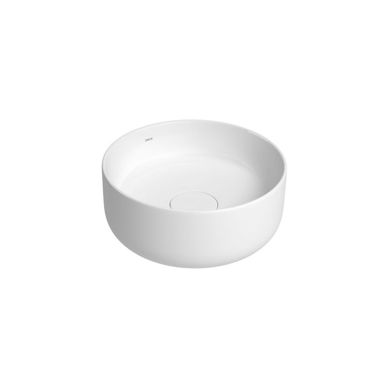 cuba redonda de apoio 30 cm branco cubas slim l1203017 casa jhs