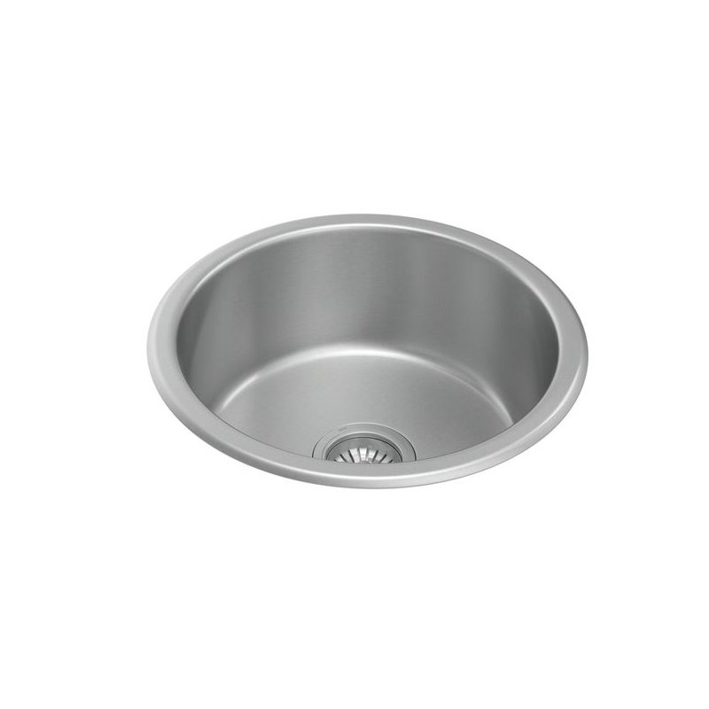 cuba de cozinha facile deca inox redonda 40cm deca