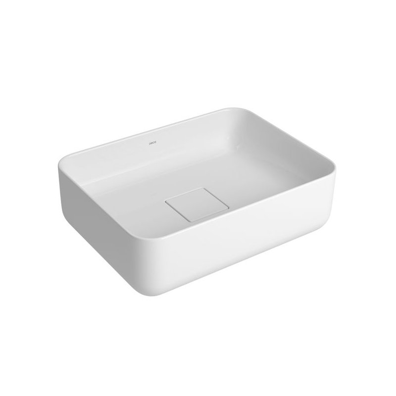 cuba retangular de apoio 40cm branco branco 1